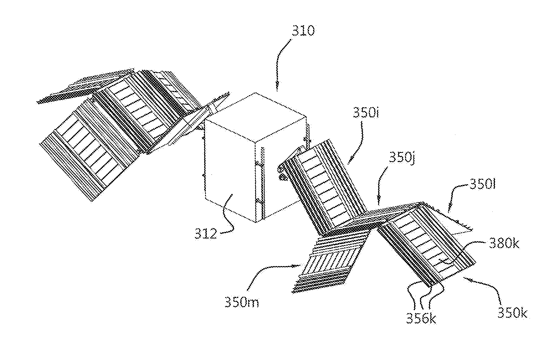 Solar Panel with Flexible Optical Elements