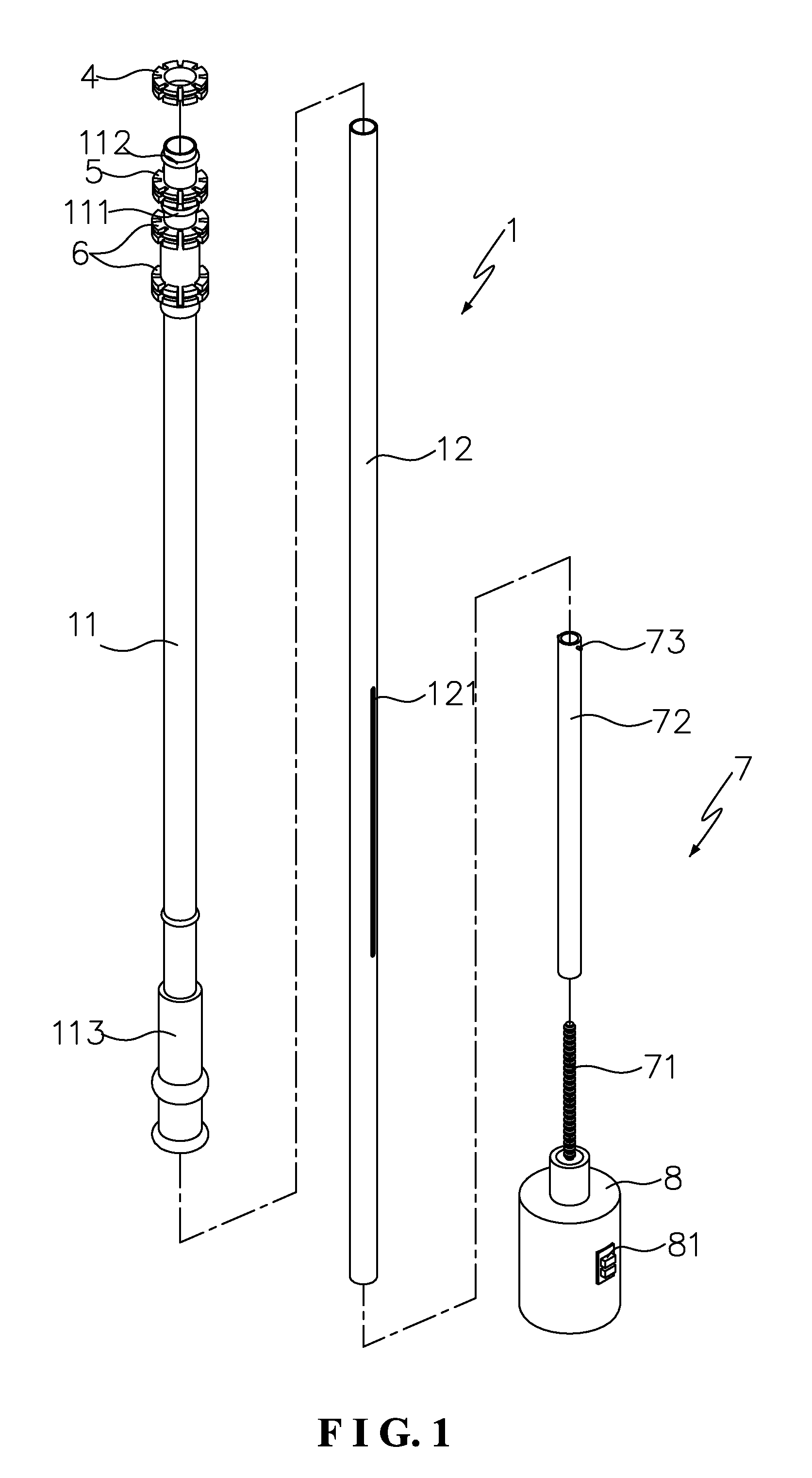 Full automatic opening and closing straight bone umbrella