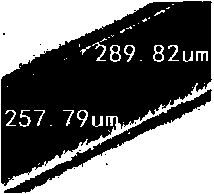 A multi-type line width measurement method and device