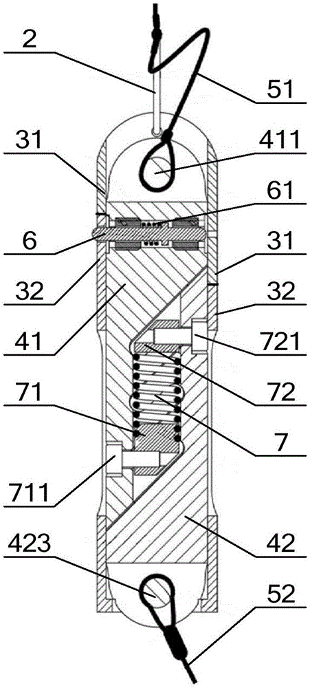 Automatic release device of unmanned aerial vehicle parachute