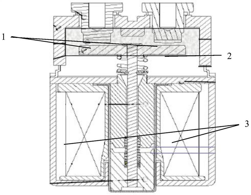 Relay high-voltage end adhesion processing method