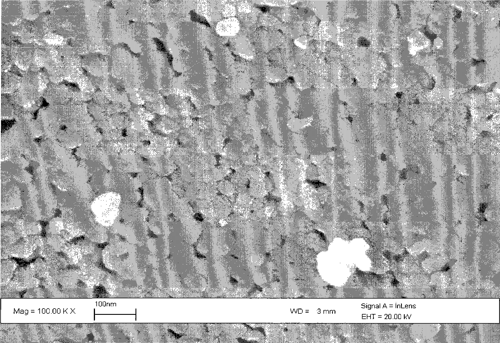 Method for preparing composite inorganic metal oxide