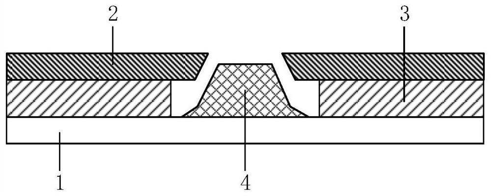 Photoresist structure, graphical deposition layer, semiconductor chip, and manufacturing methodd of photoresist structure, graphical deposition layer and semiconductor chip