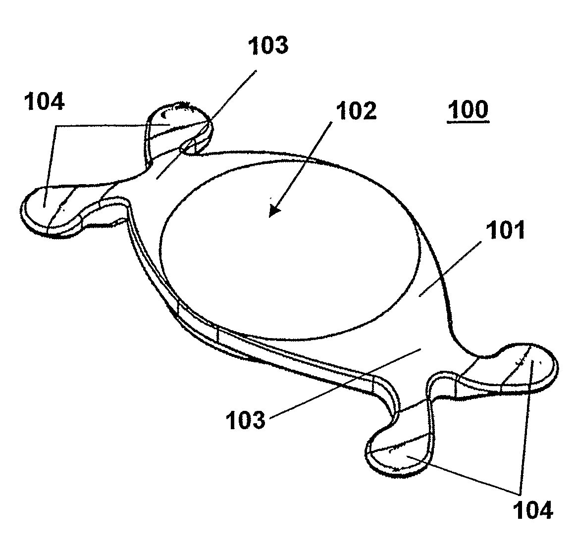 Foldable Intraocular Lens With Adaptable Haptics