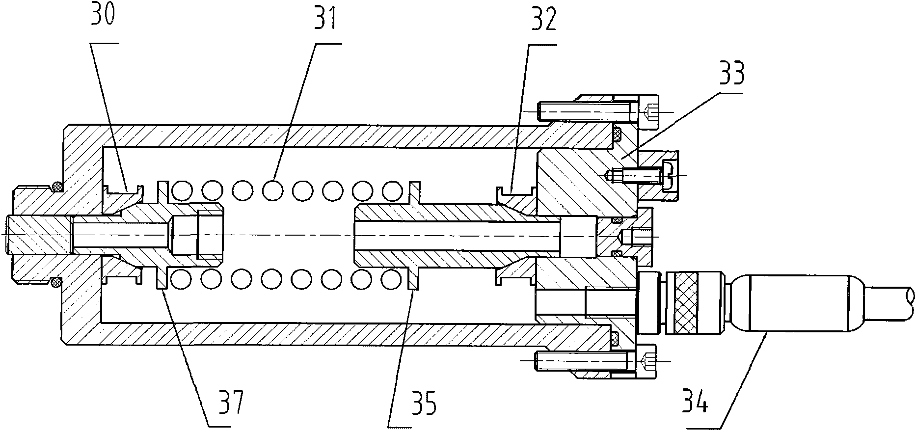 Automatic sampler of submarine hydrothermal solution