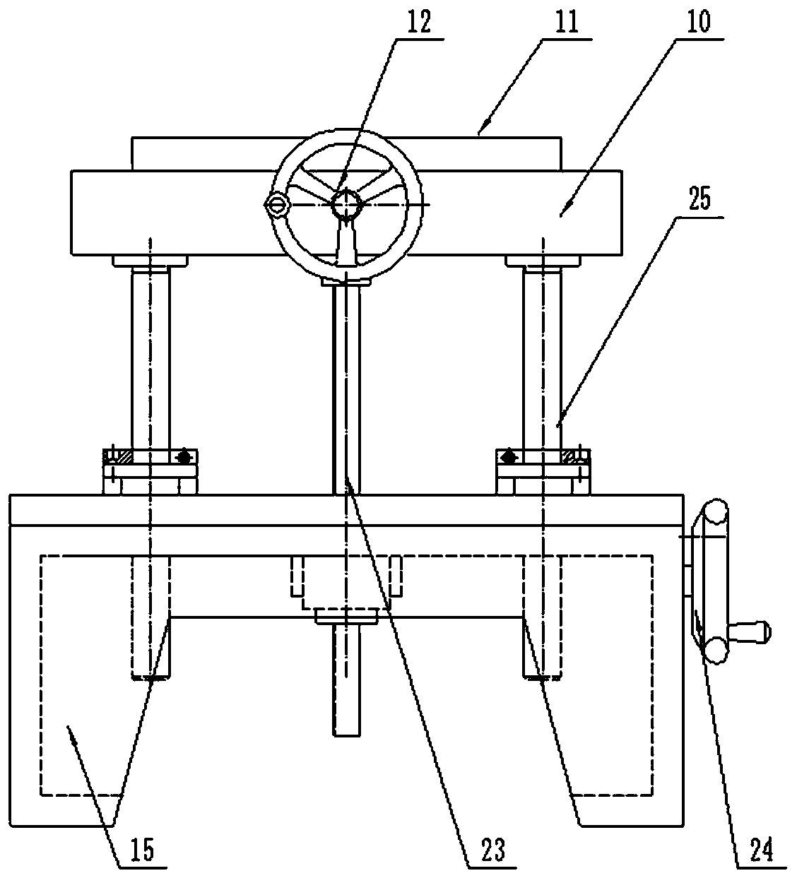 Road condition simulation loading test device and test method for driving motor of electric vehicle