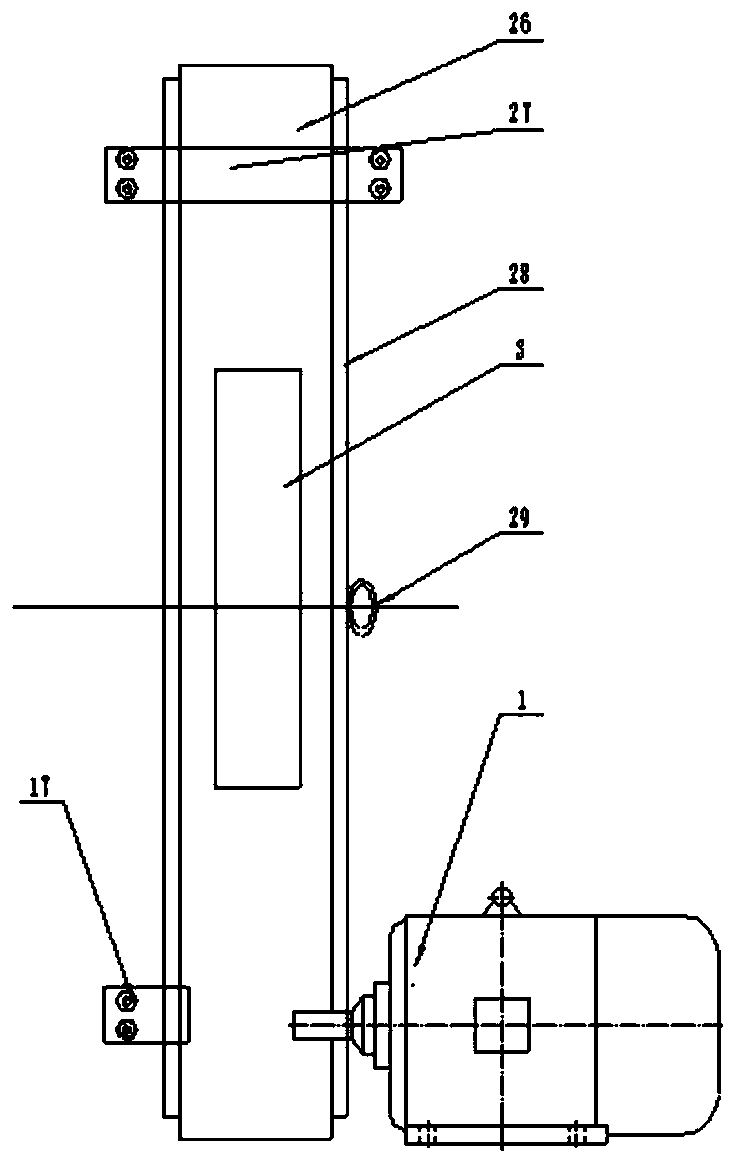 Road condition simulation loading test device and test method for driving motor of electric vehicle