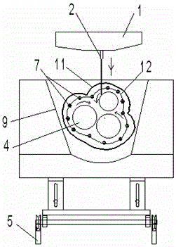 Aluminum silicate thread throwing fiber board and manufacturing method thereof