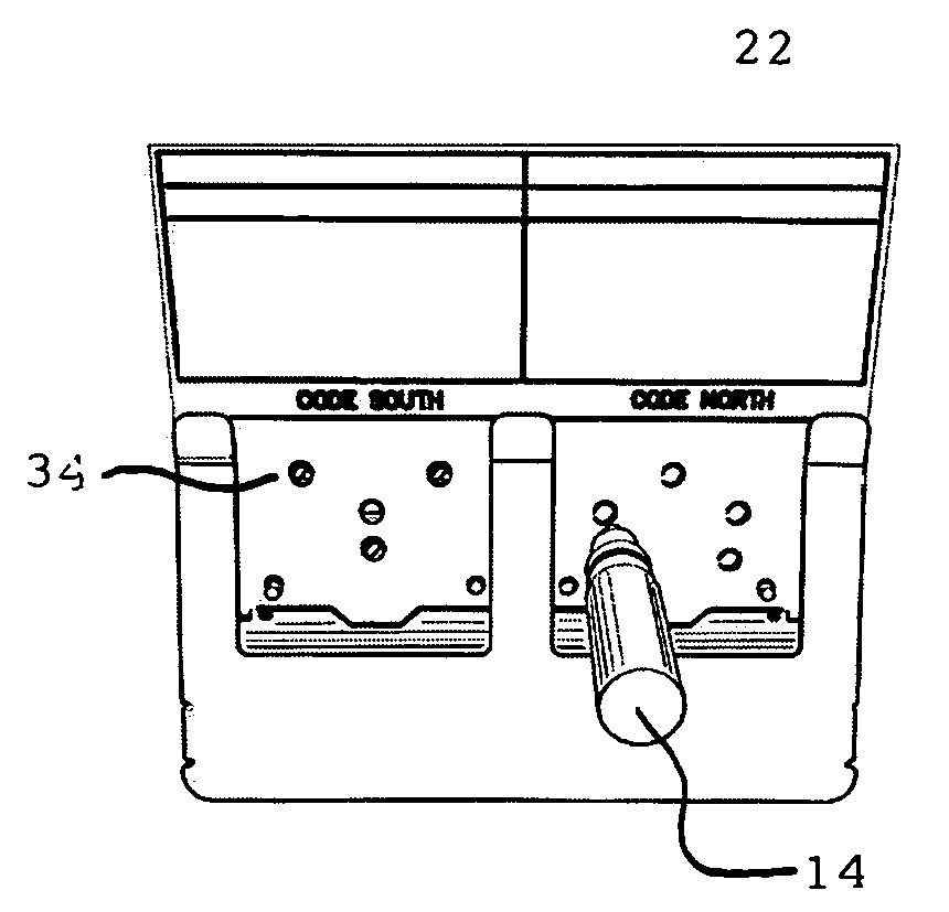 Mechanical device to encode magnetic cards