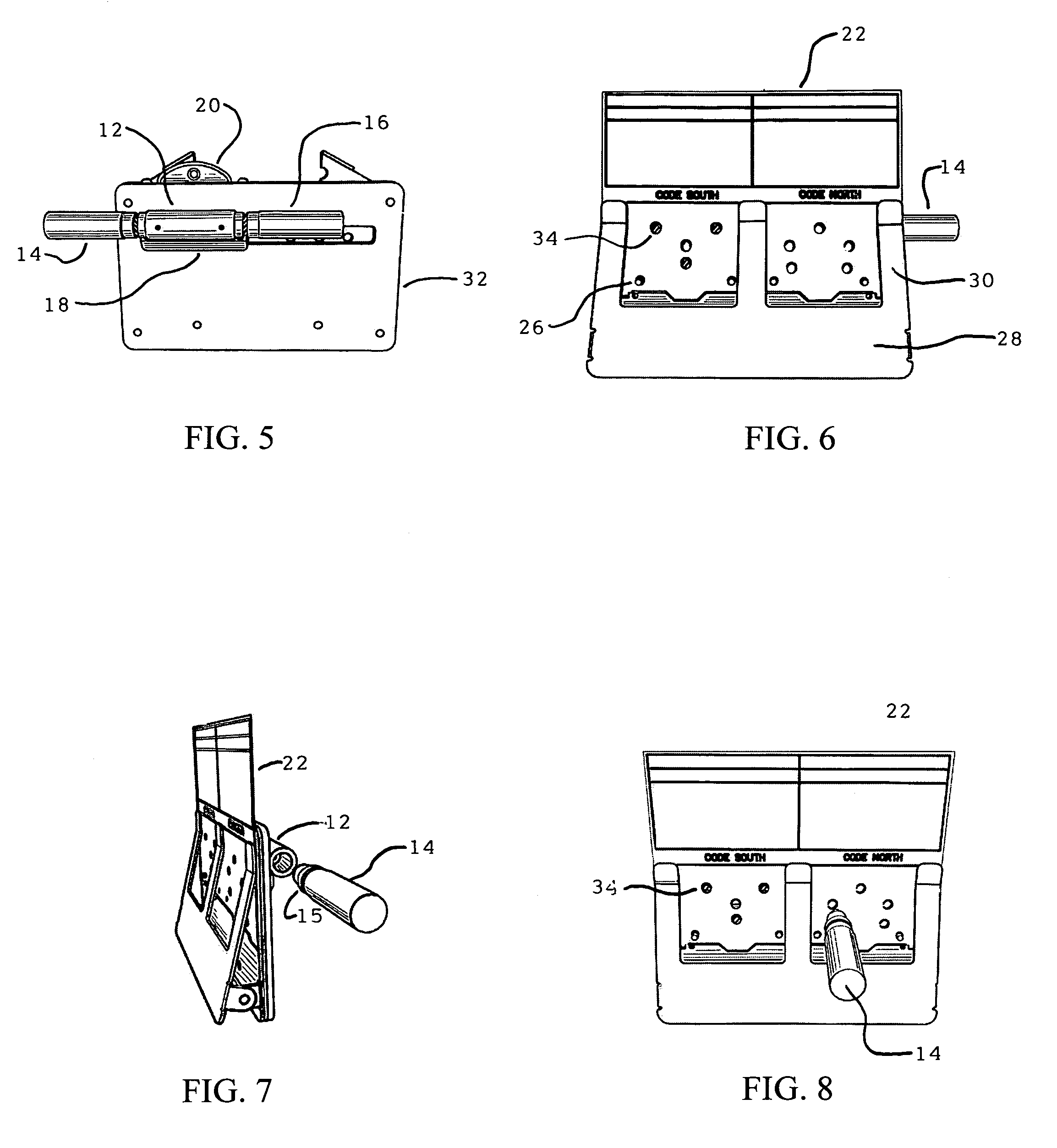 Mechanical device to encode magnetic cards