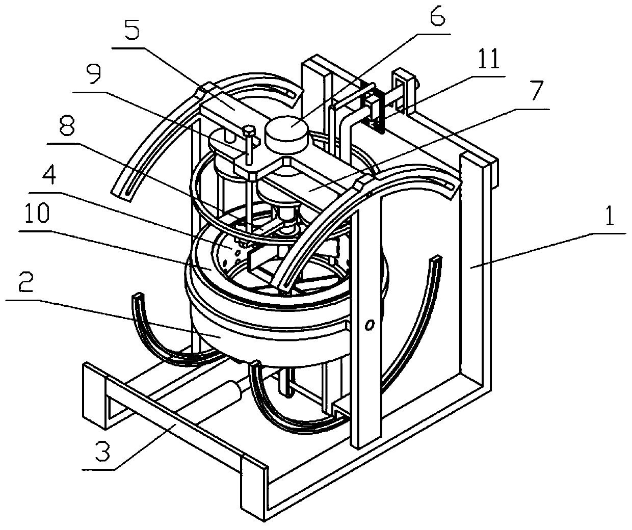 Building cement stirring mixing system and method