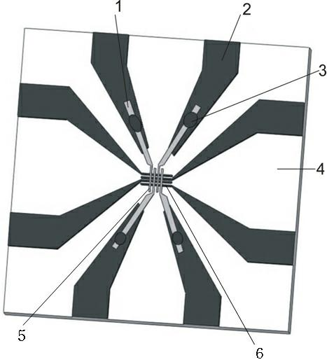 Method for preparing molecular junction by polydimethylsiloxane stencil printing