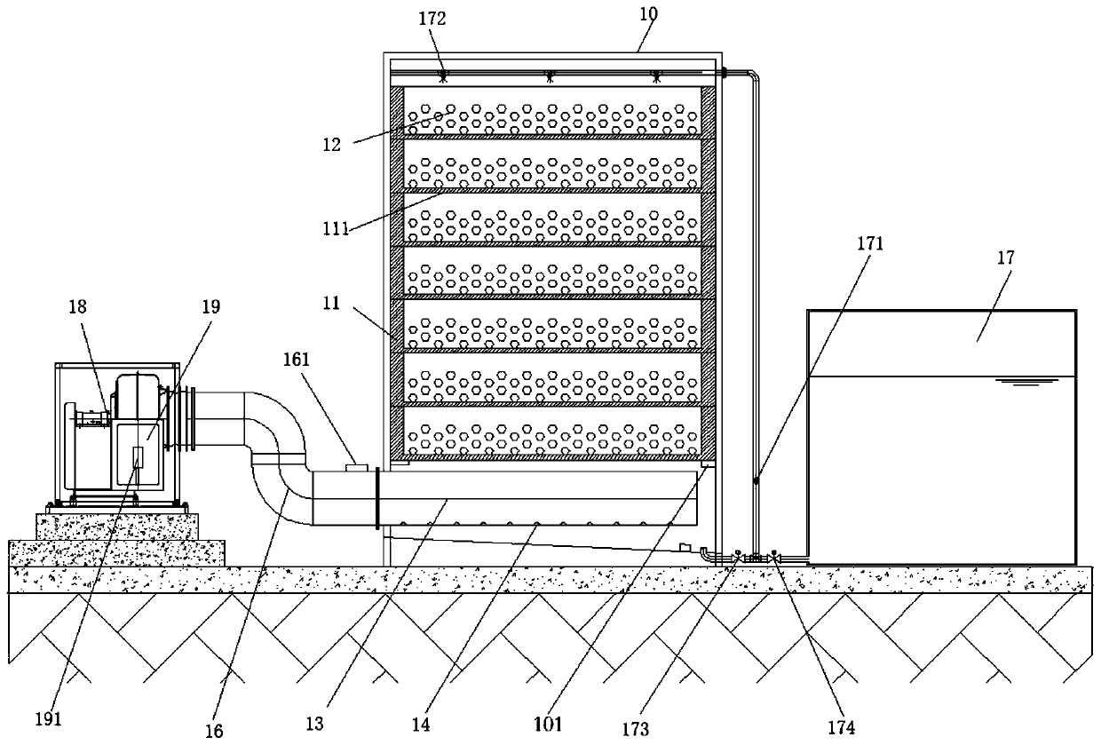 Breaking machine for deodorization compound biosphere production