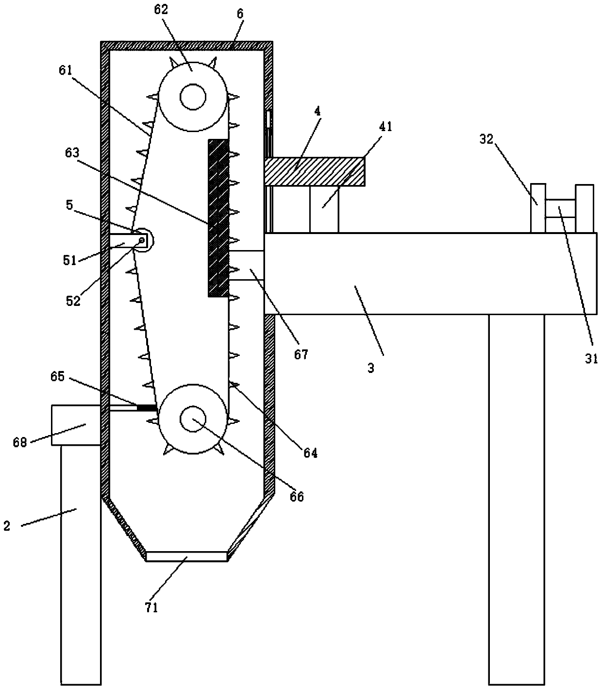 Breaking machine for deodorization compound biosphere production