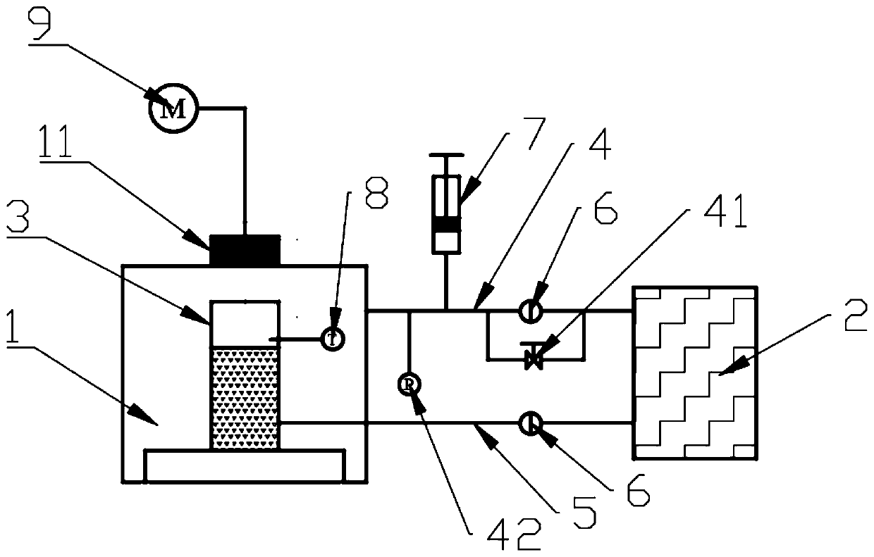 Device and method for measuring vacuum degrees in hollow glass microbeads