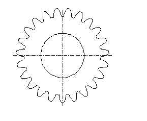 High-modulus straight-tooth cylindrical gear cold extrusion technology and special die thereof