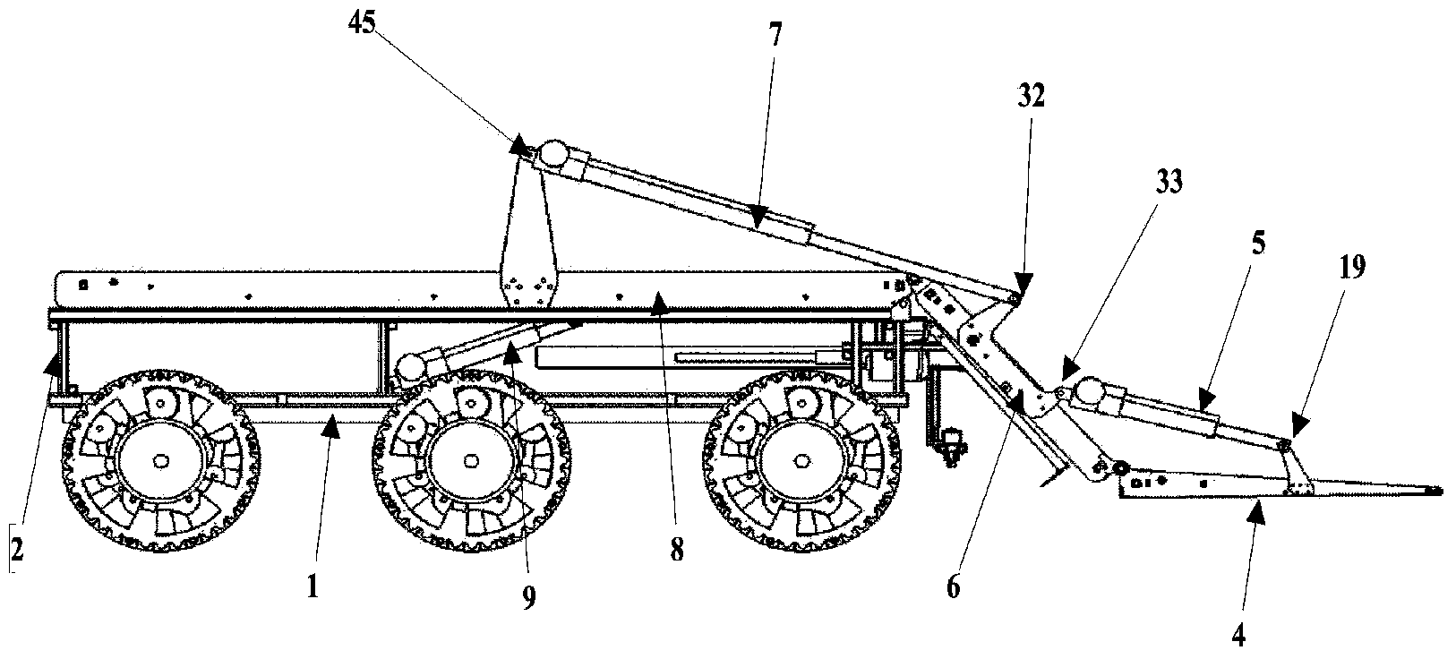 Robot rescue system used in complicated environment