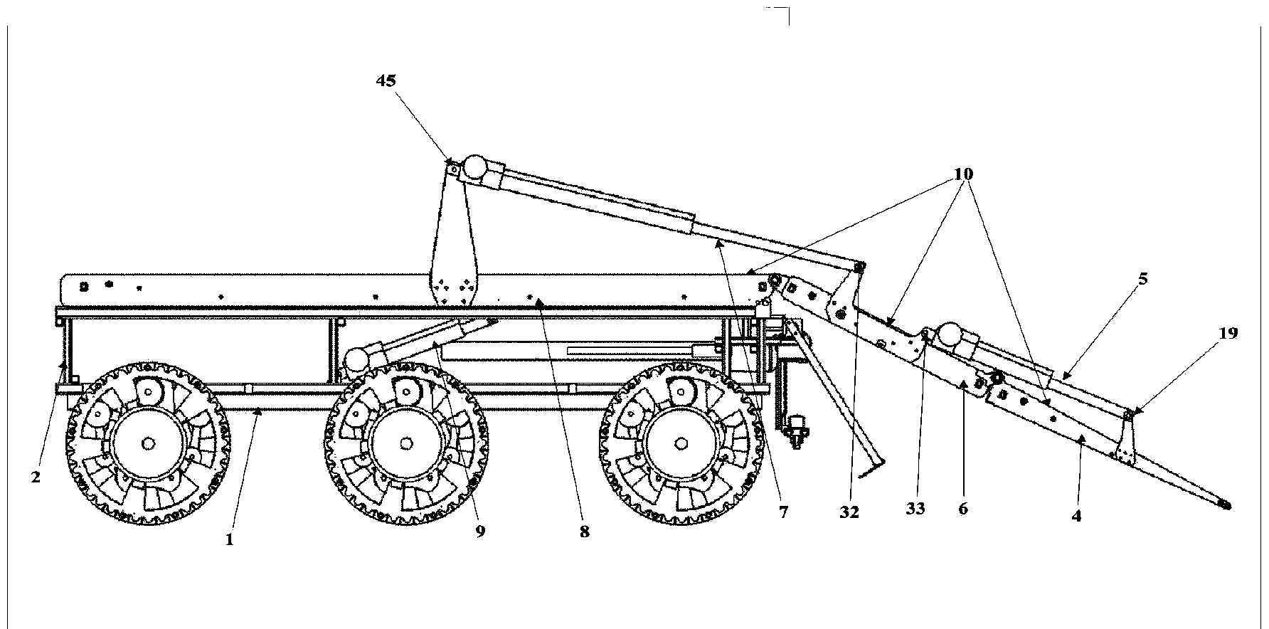 Robot rescue system used in complicated environment