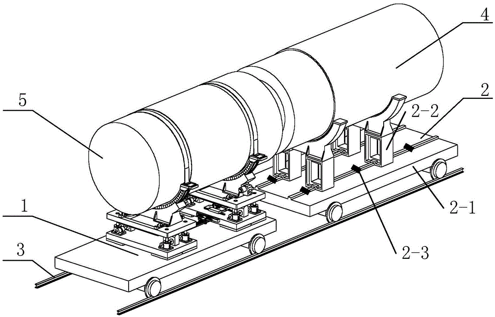 Air-floating type flexible assembly butt-joint system