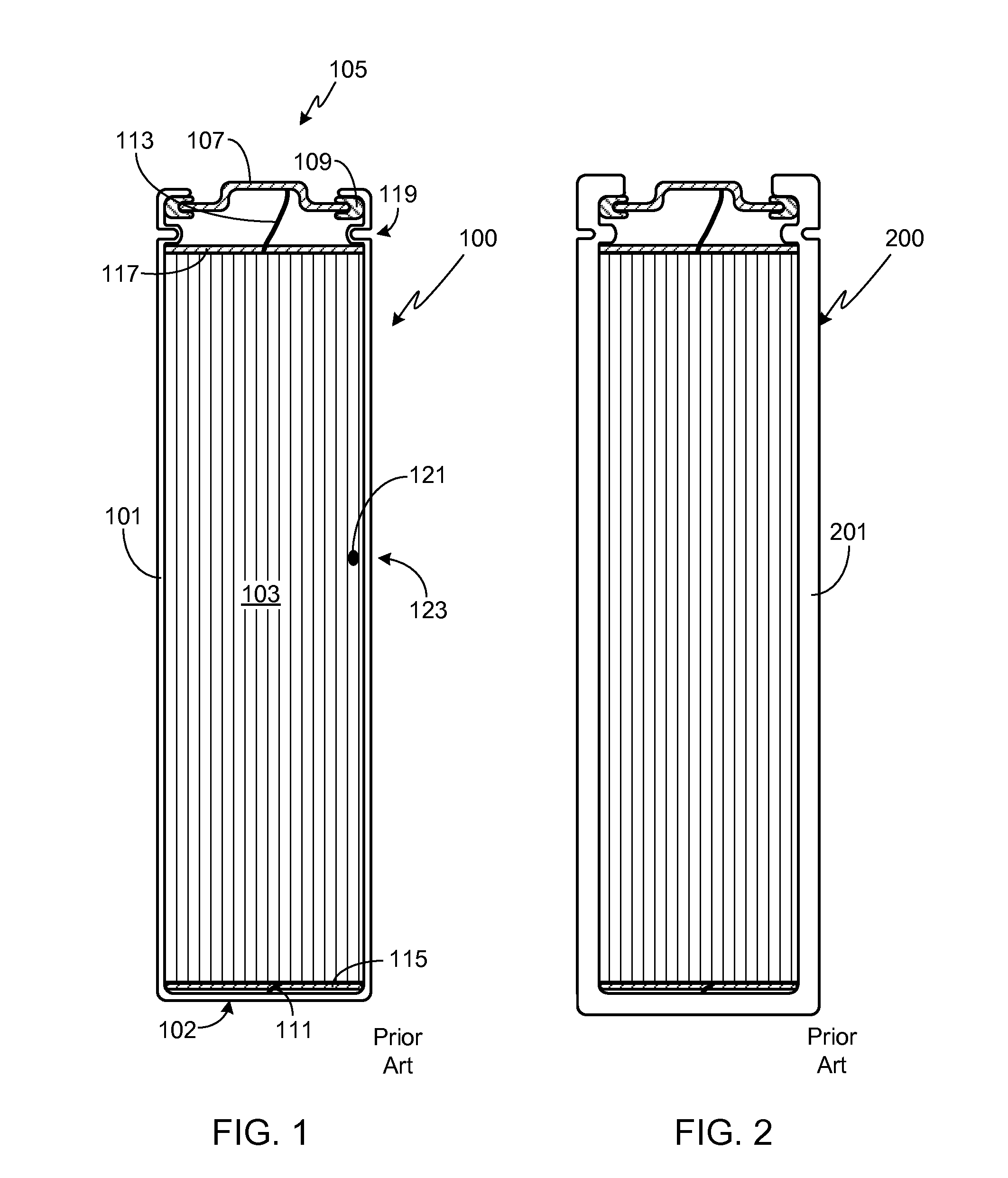 Cell with an outer layer of intumescent material