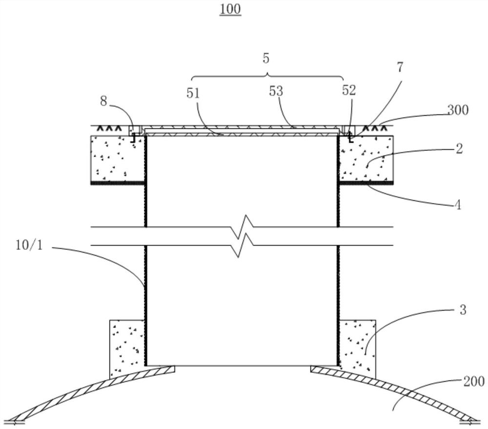 Sewage disposal well and sewage disposal well construction method