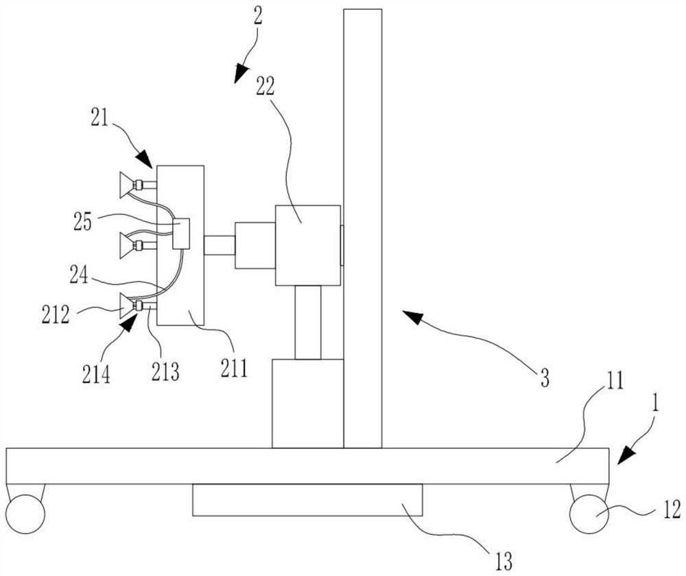 Clamping device for disassembling automobile door