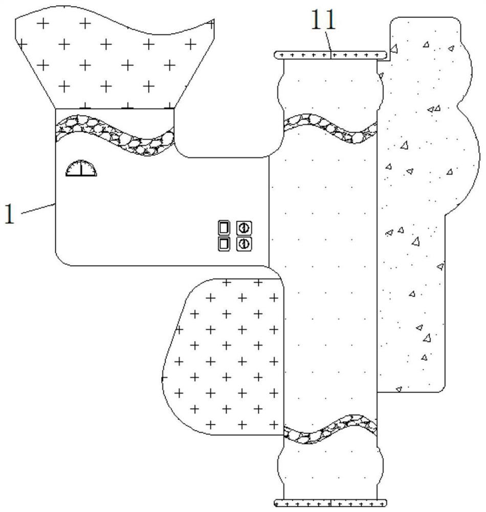 Device for solving problems of dust flying during rubber treatment and inconvenience in replacement of storage boxes