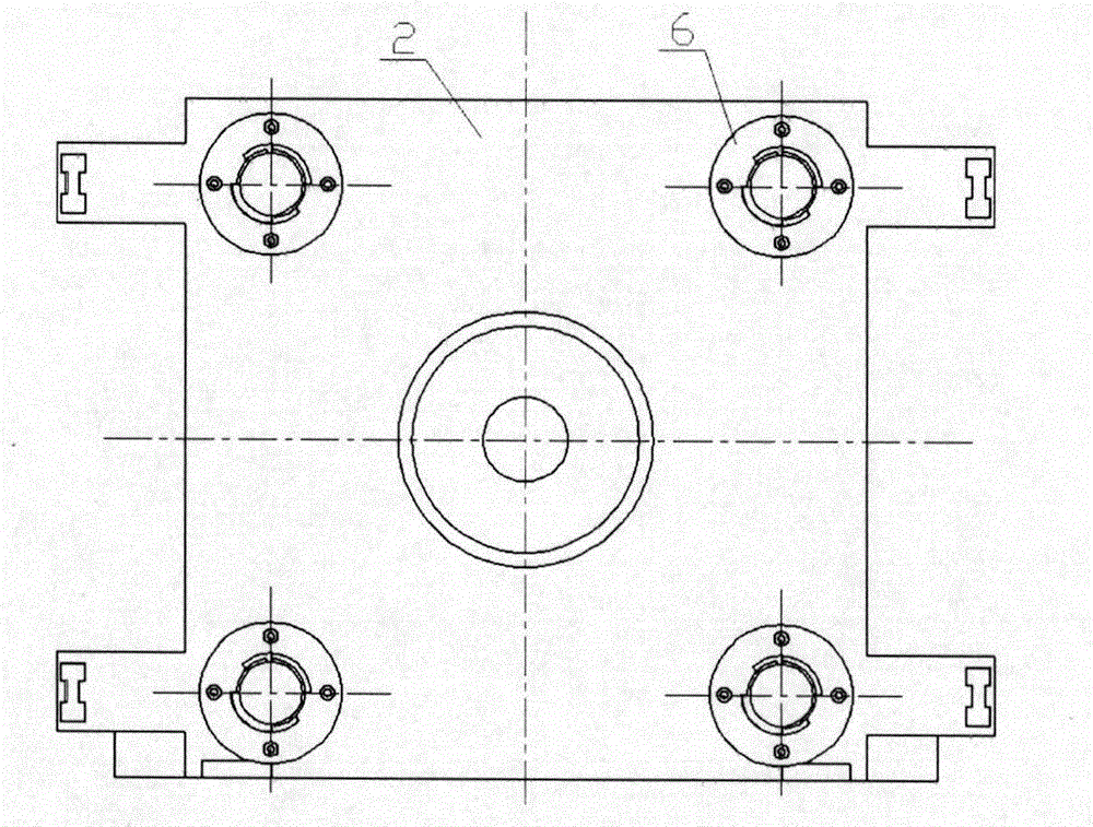 Mold opening and closing method for mold closing device of two-plate type injection molding machine