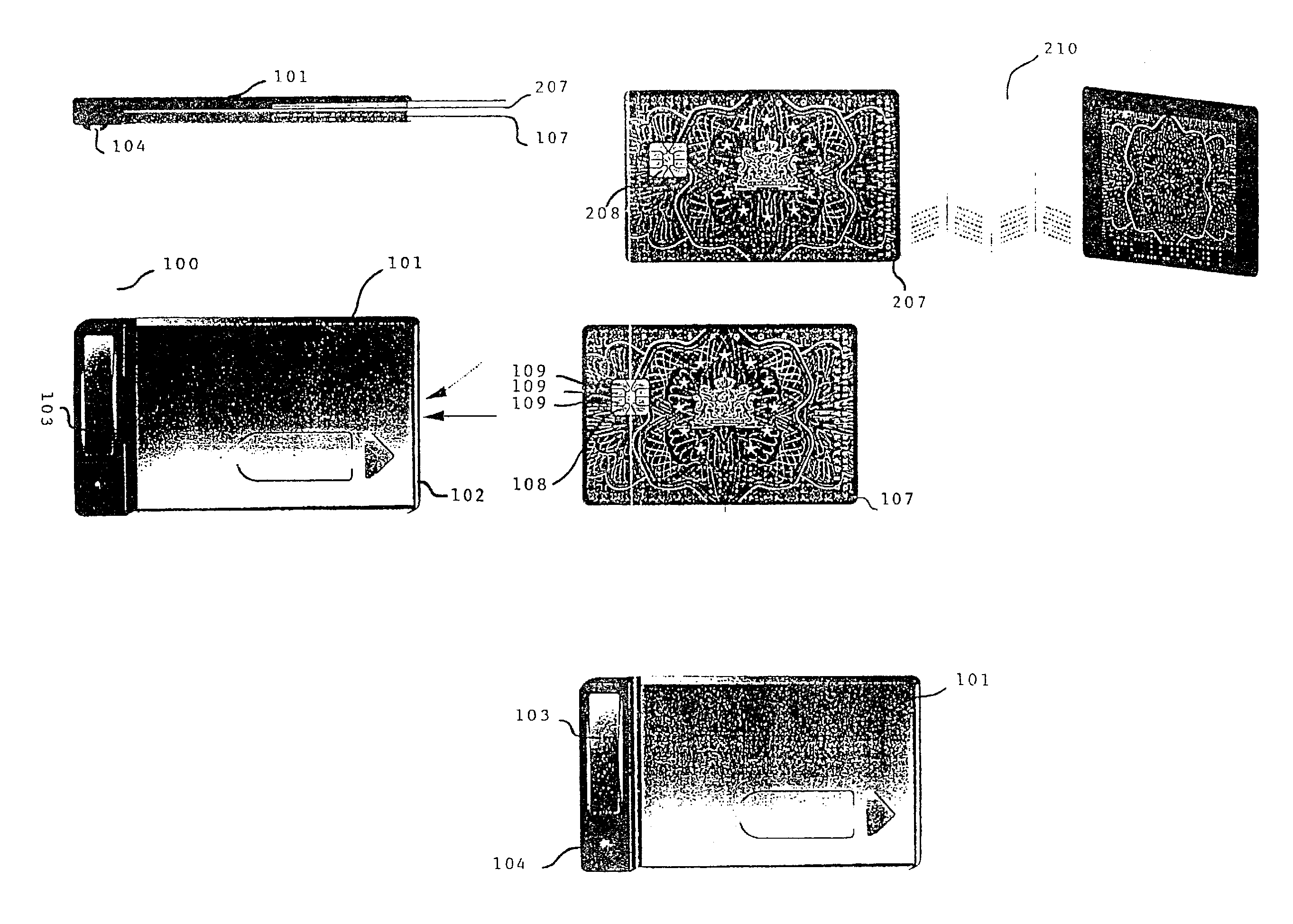 Identity card, information carrier and housing designed for its application