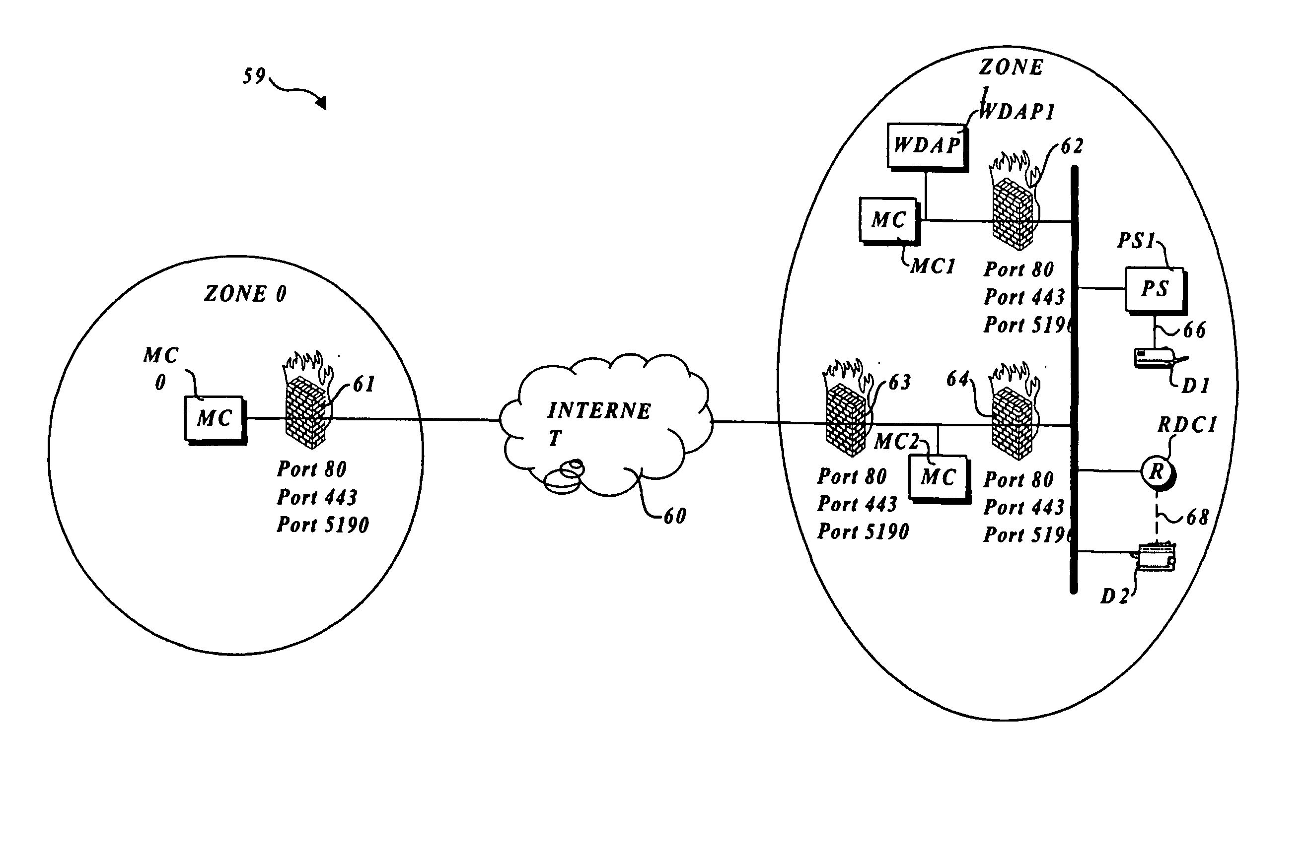 Output management system and method for enabling printing via wireless devices