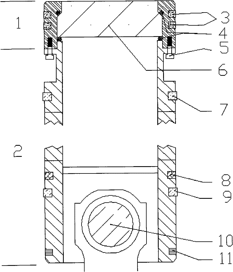 Optical engine and lengthened piston thereof