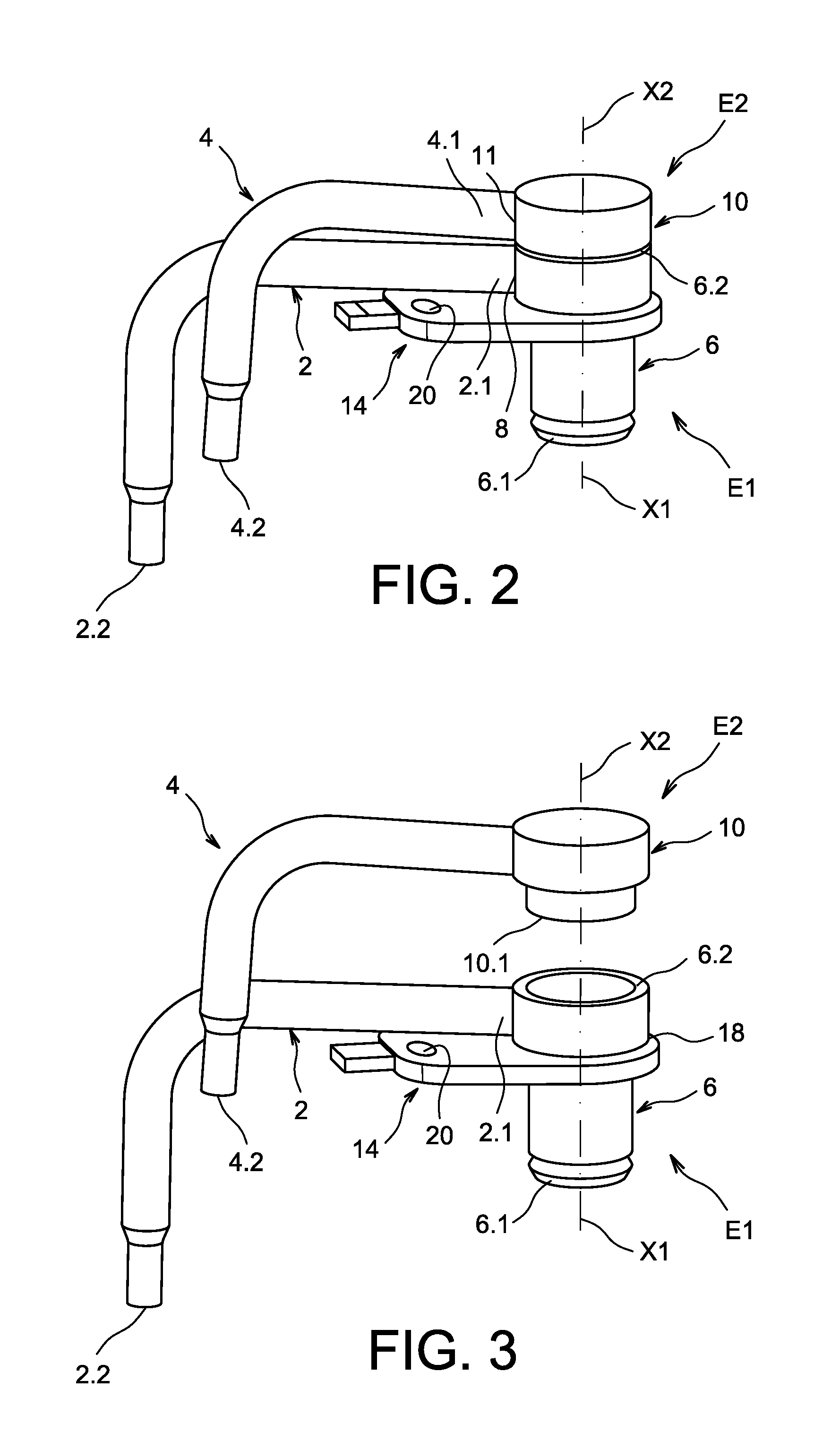 Compact cooling device for an internal combustion engine and method for manufacturing such a device