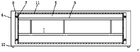 Box for transporting hardware