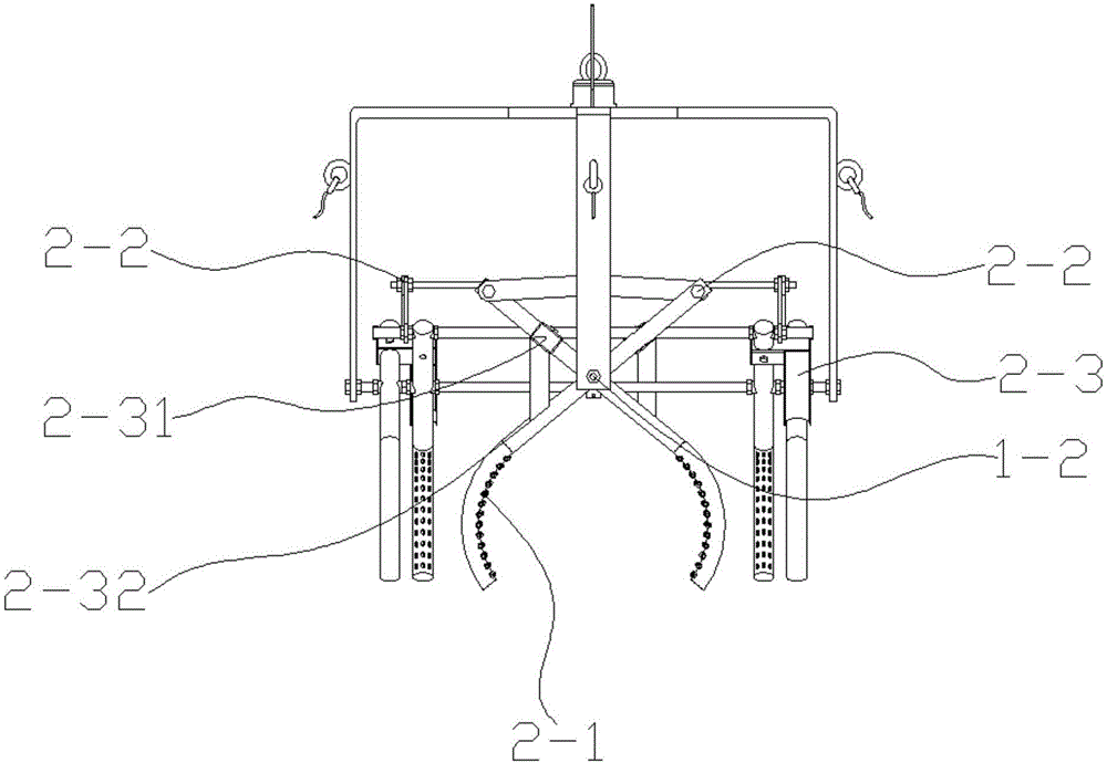 Two-dimensional omnibearing launching and retrieval device of underwater glider and launching and retrieval method