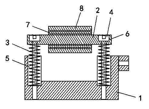 Novel knitting machine driving belt tensioning device