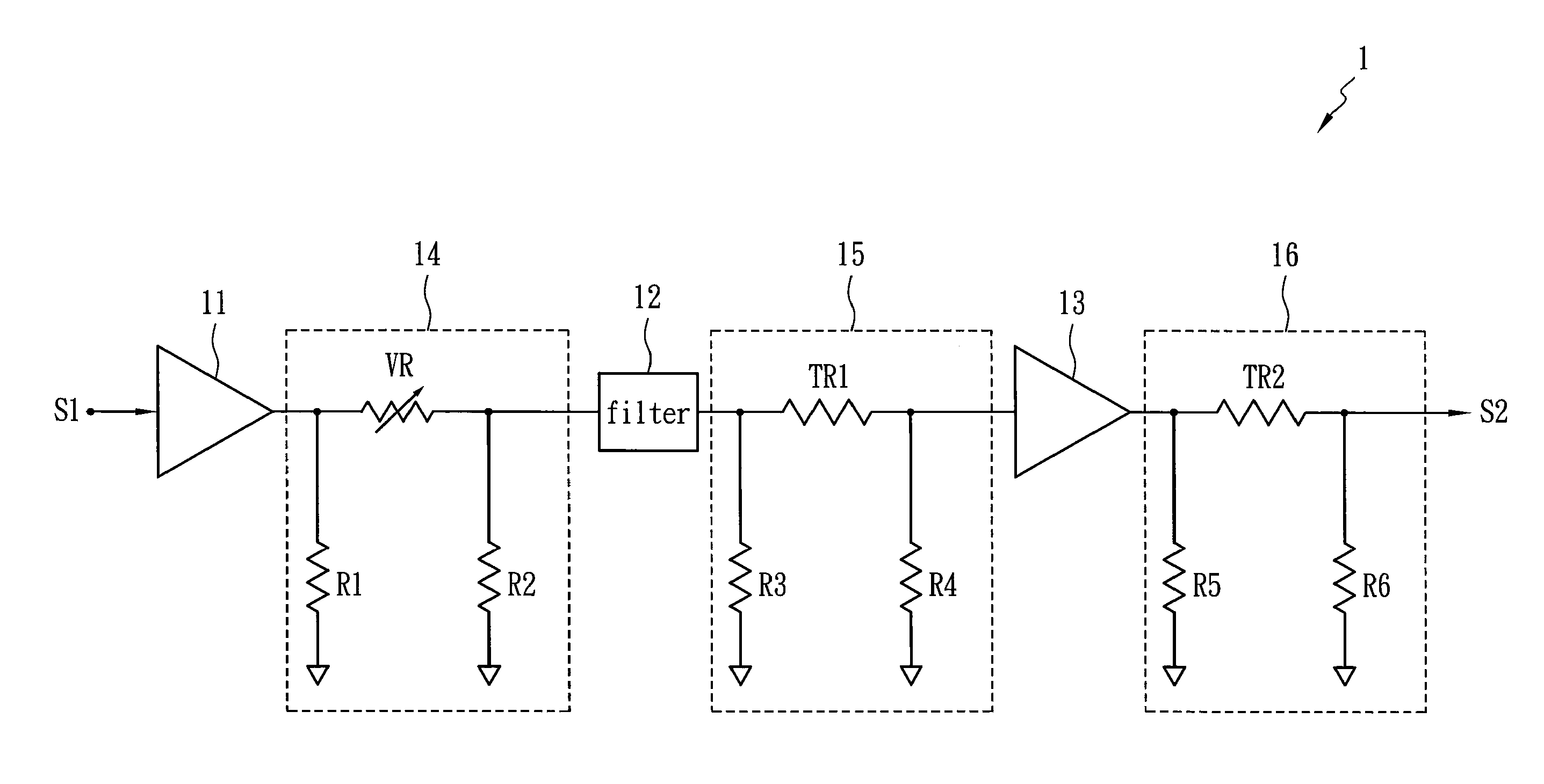 Gain compensation circuit