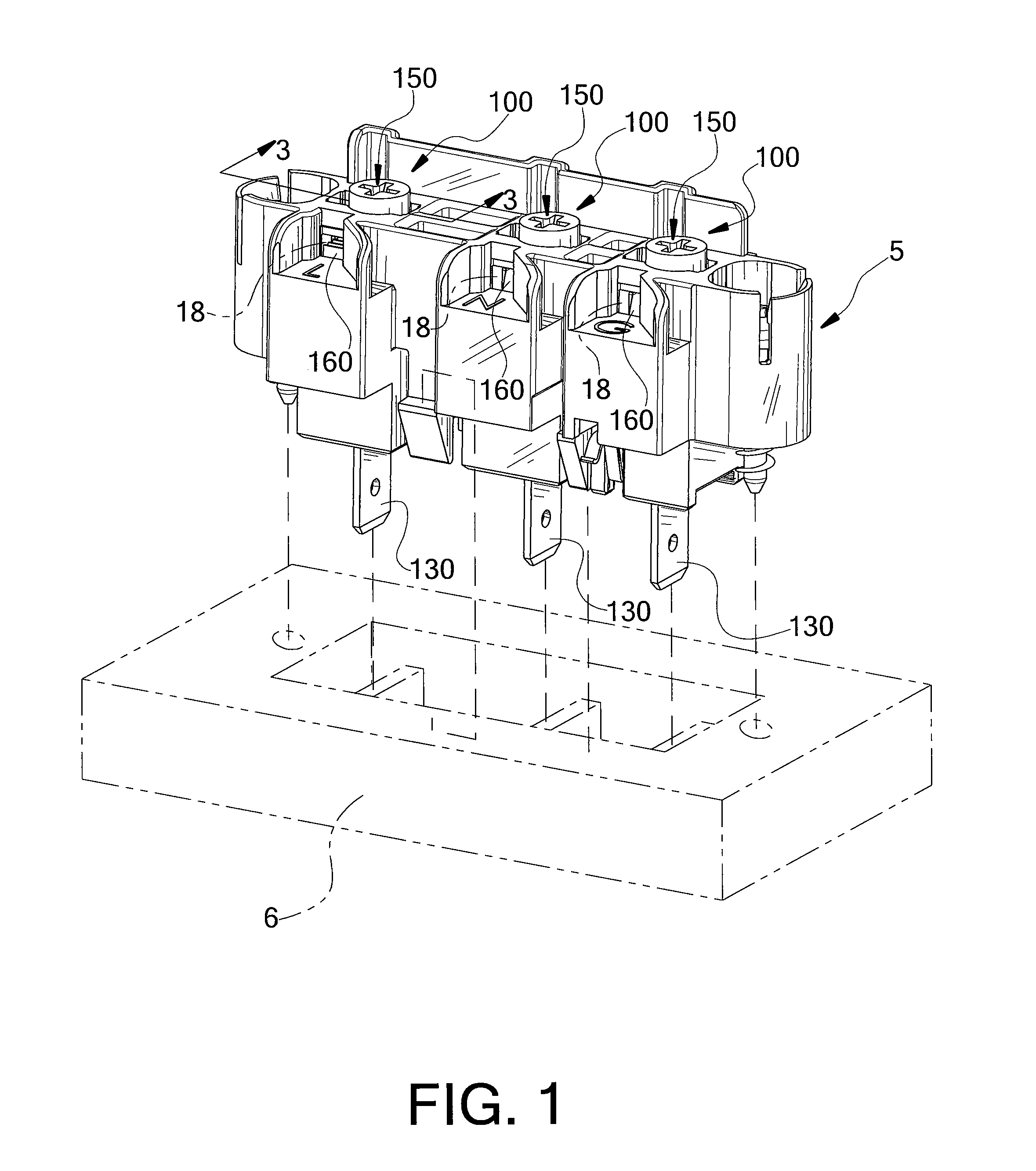 Torque Resistant Terminal Block Element