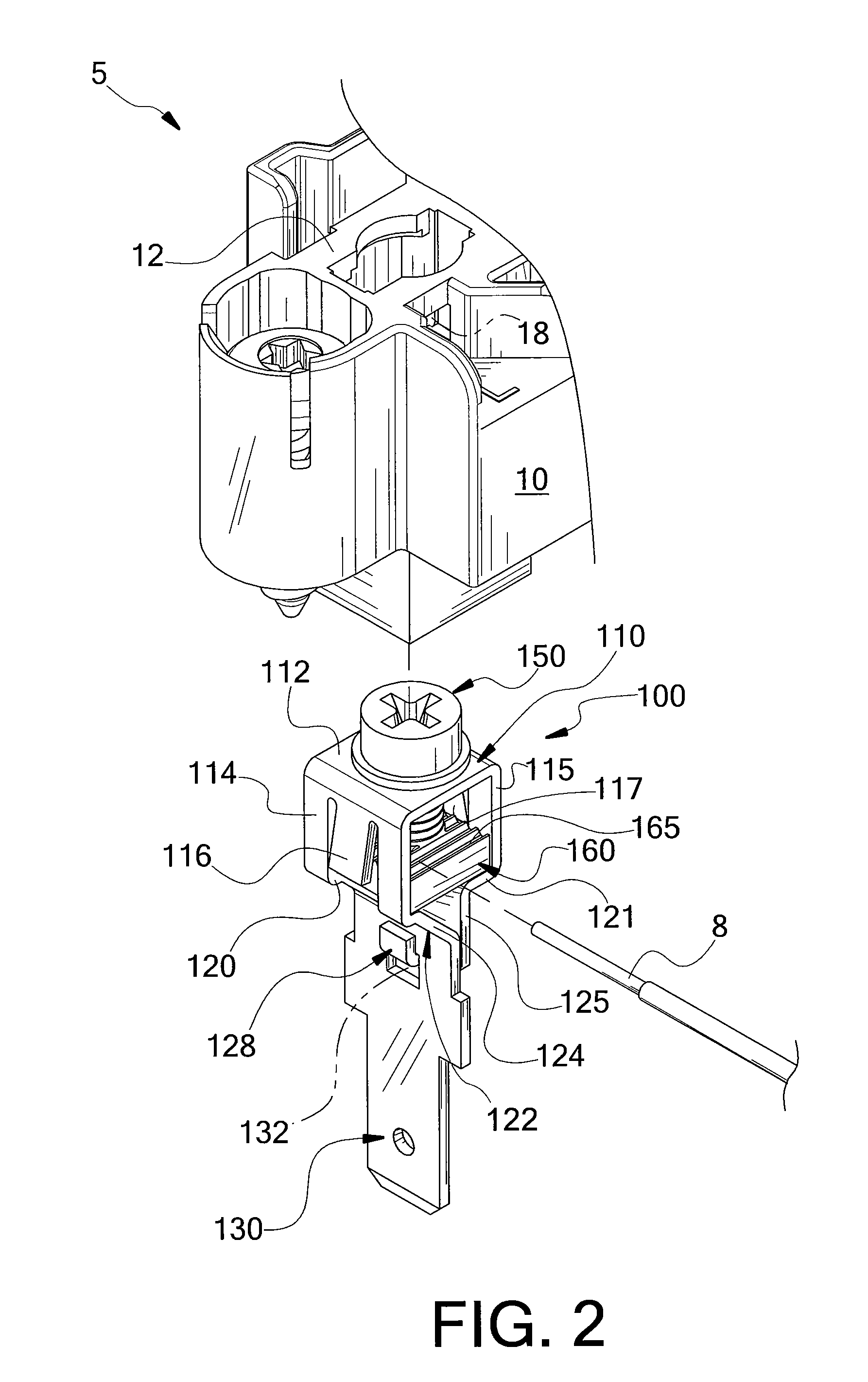 Torque Resistant Terminal Block Element