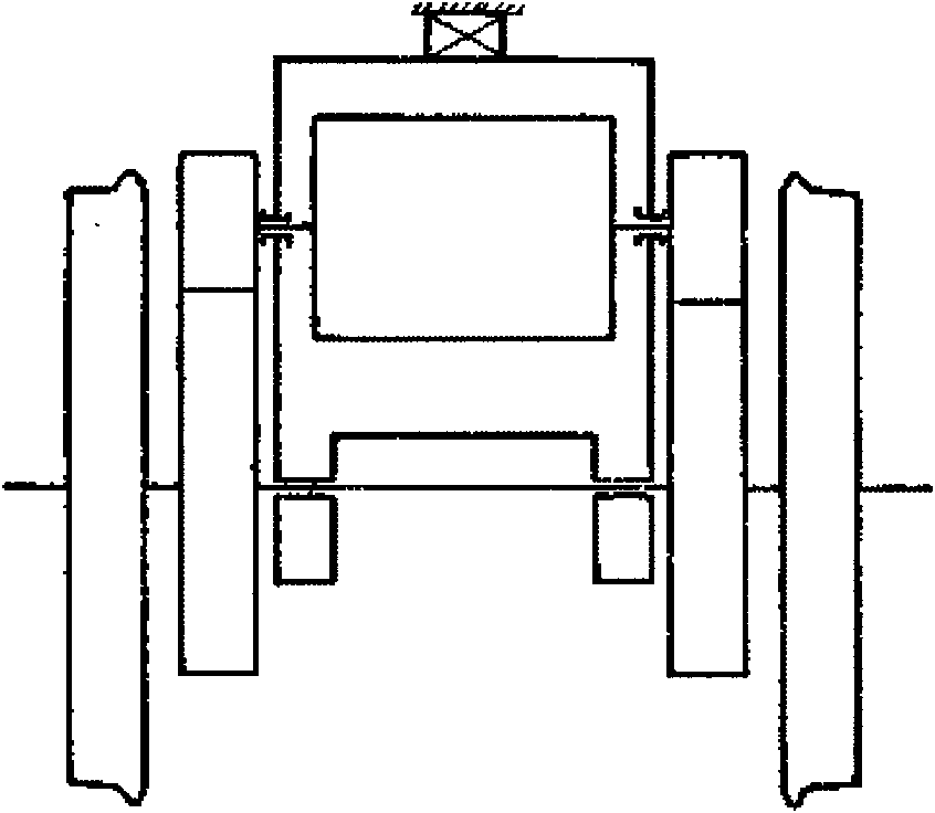 Novel locomotive traction transmission device