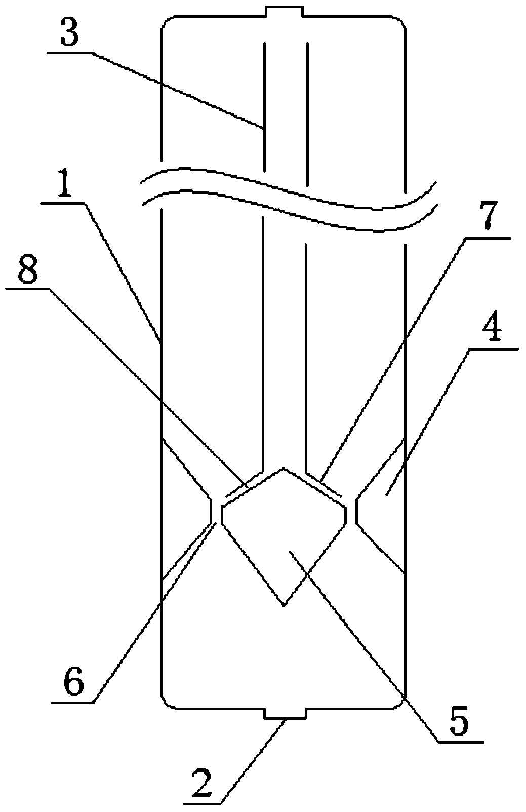 A suspended bed reactor and a method for realizing liquid phase self-circulation using the reactor