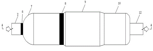 Small drinking water emergency treatment device