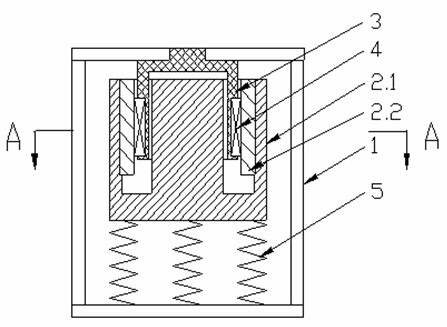 Electromagnetic oscillation energy collection device