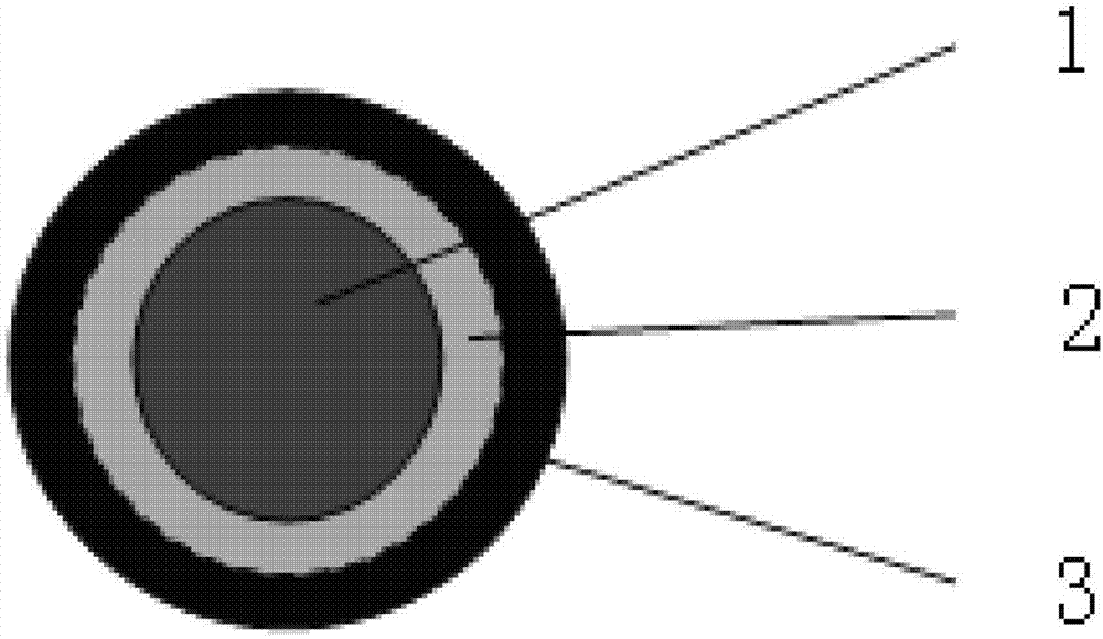 Silicon steam corrosion resistant internal coating for directly protecting carbon fiber and in-situ preparation method thereof