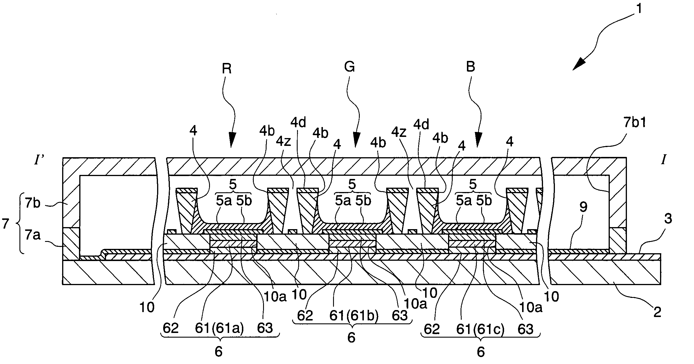 Organic electroluminescent device, method of manufacture thereof and electronic apparatus