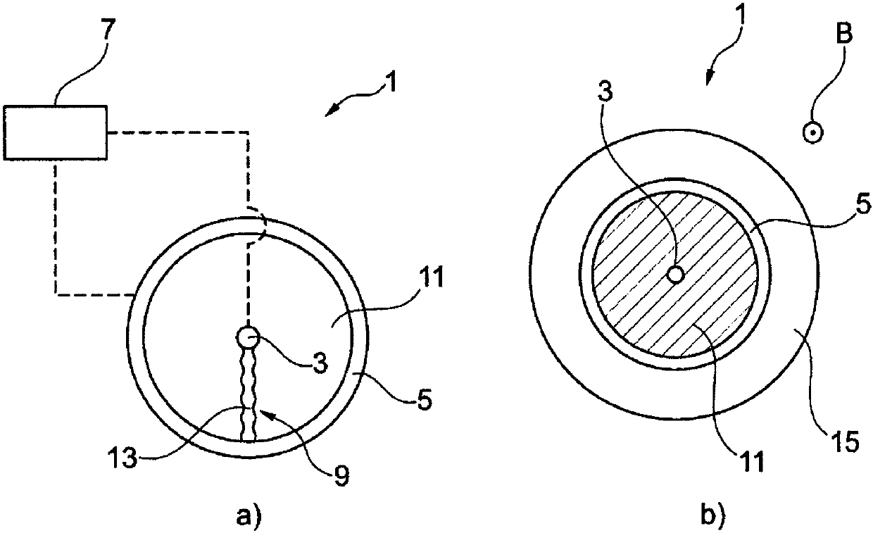 Apparatus and method for producing a plasma, and use of such an apparatus