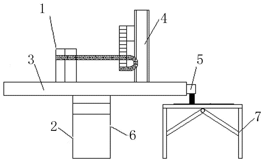 Aluminum alloy part surface paint removing treatment device and method