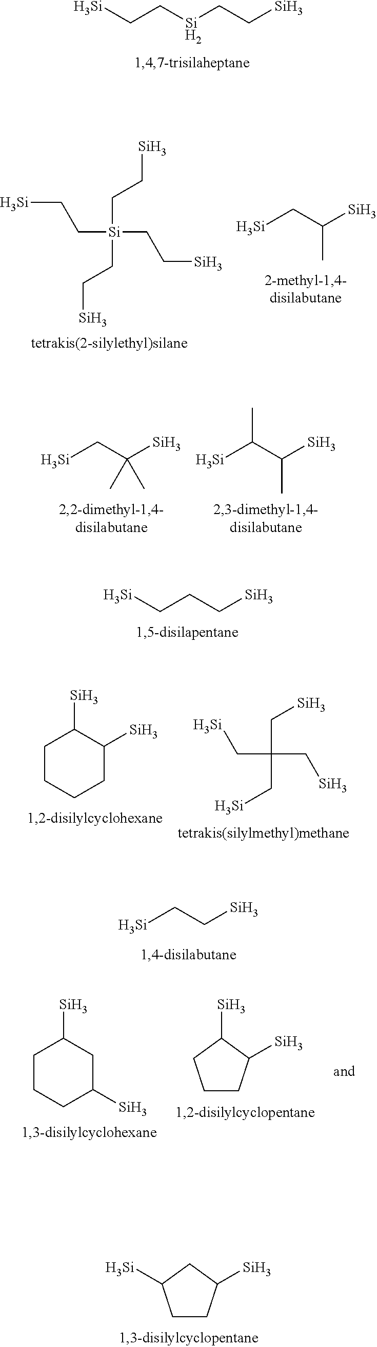 Non-oxygen containing silicon-based films and methods of forming the same