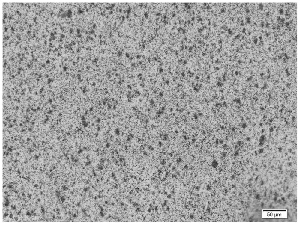 Cadmium oxide metallographic specimen and preparation method thereof