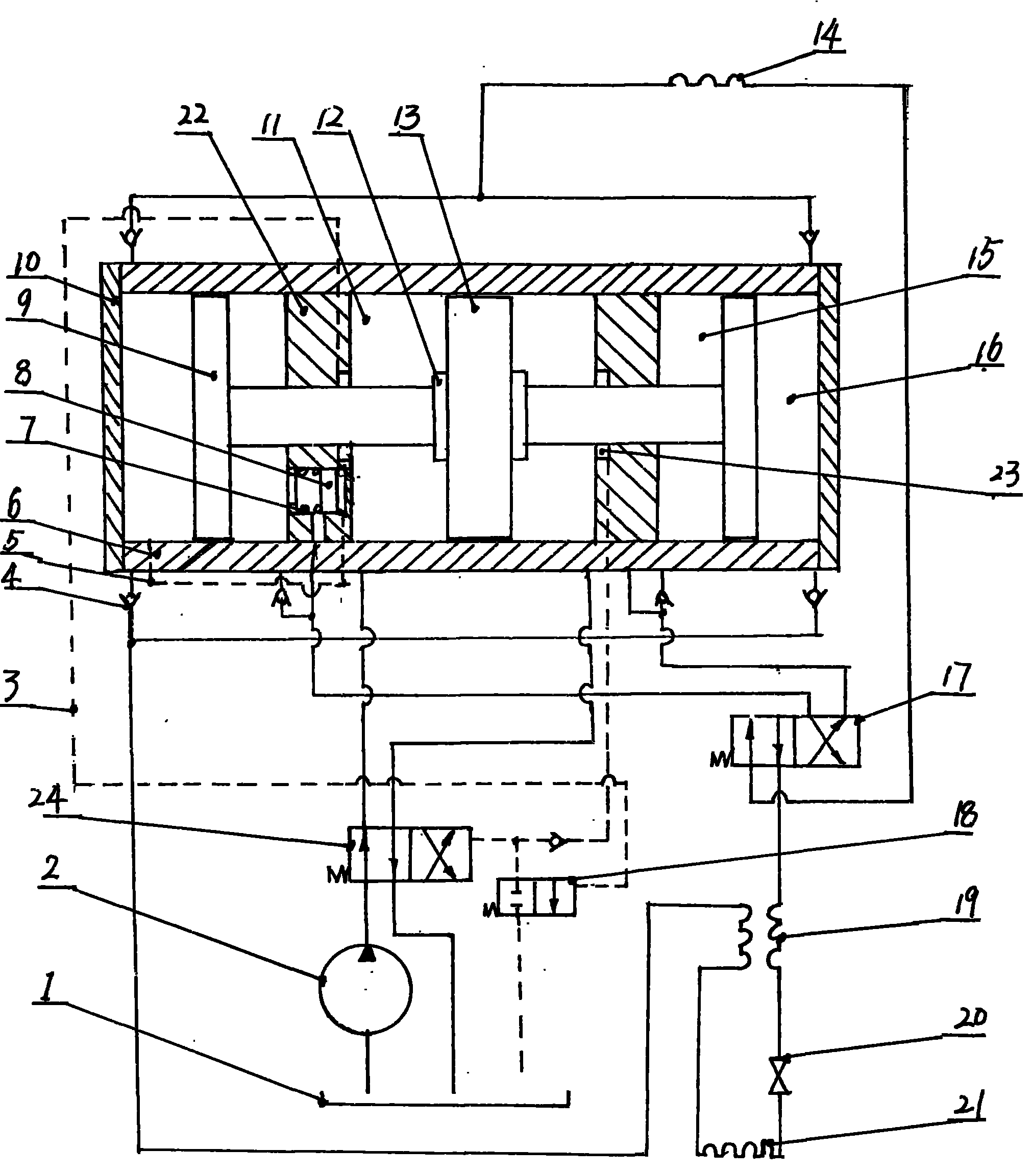 Refrigerating and compressing expansion machine