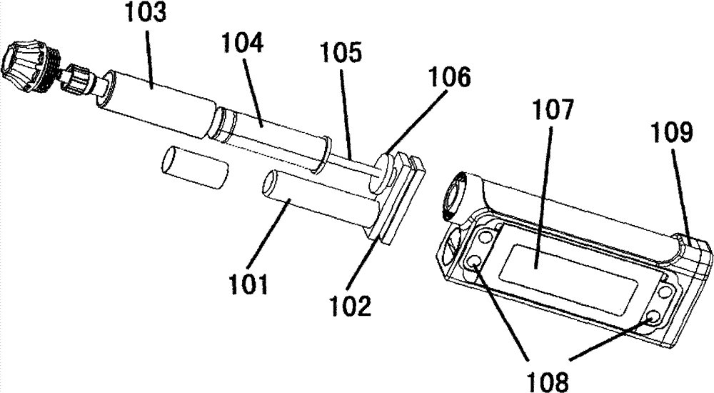 Medical injection pump